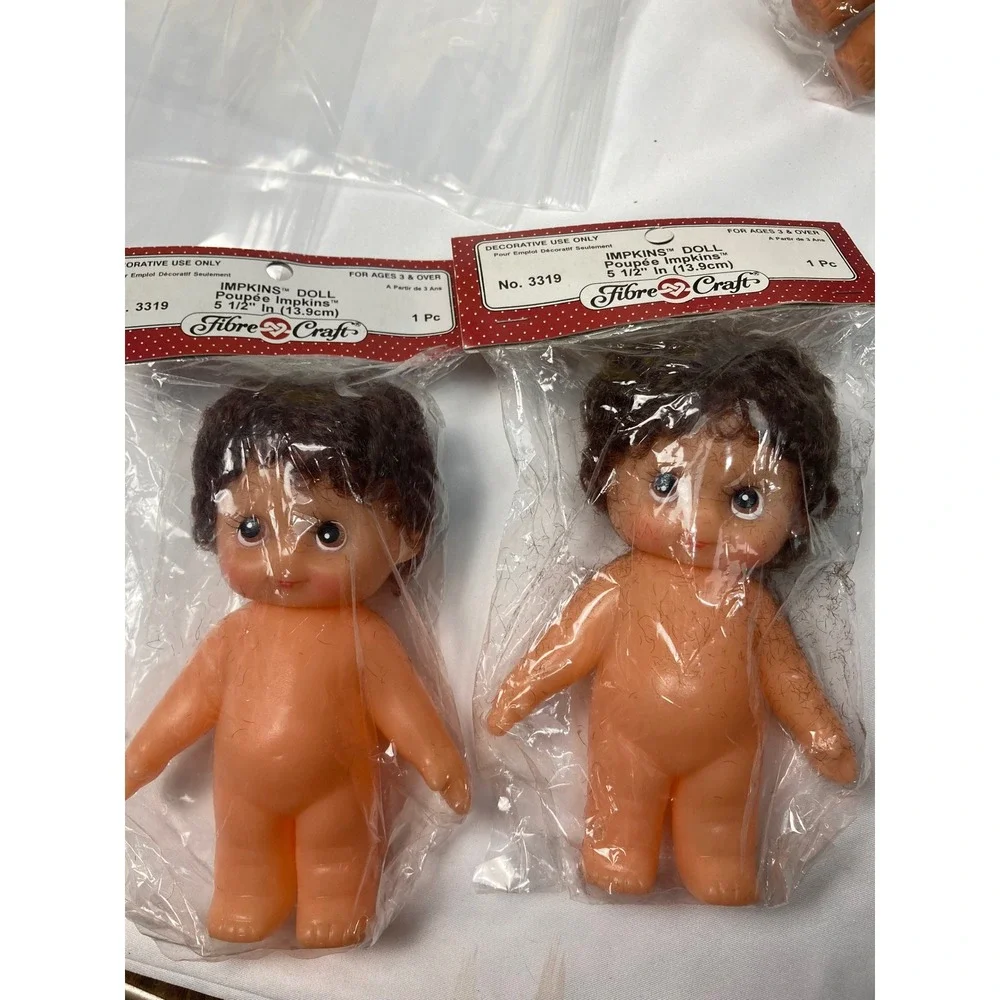 Vintage Fibre-Craft Impkins Doll – Model 3319, 2‎ Dolls – 5.5